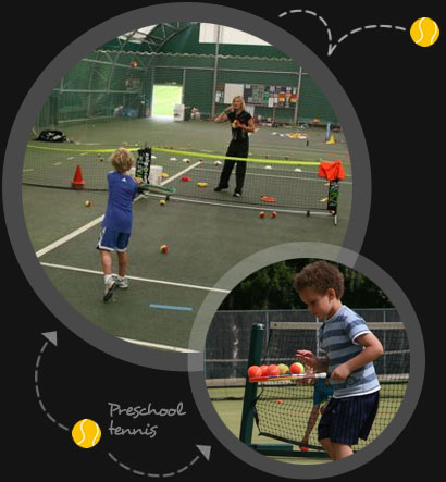 Preschool tennis training courses in Lightwater Surrey